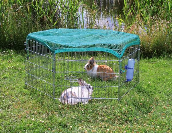 Изготавливаем клетки для кроликов с помощью сетки своими руками - фото
